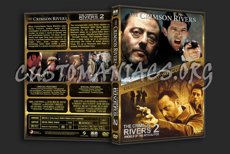 The Crimson Rivers/The Crimson Rivers 2: Angels of the Apocalypse Double Feature dvd cover