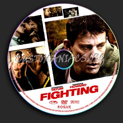 Fighting dvd label