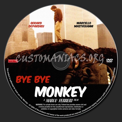 Bye Bye Monkey dvd label