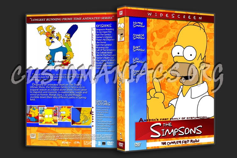 The Simpsons dvd cover