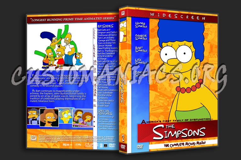 The Simpsons dvd cover