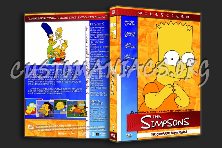 The Simpsons dvd cover