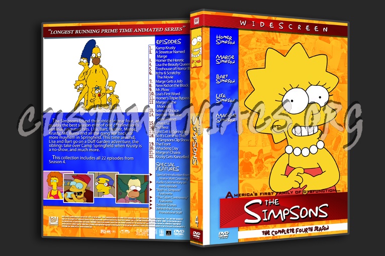 The Simpsons dvd cover