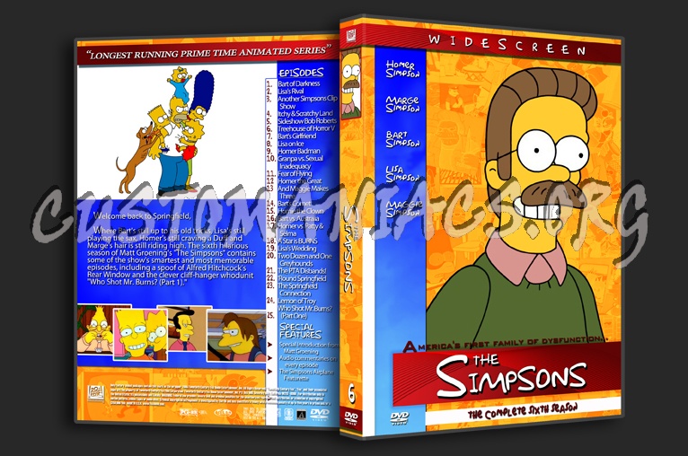 The Simpsons dvd cover