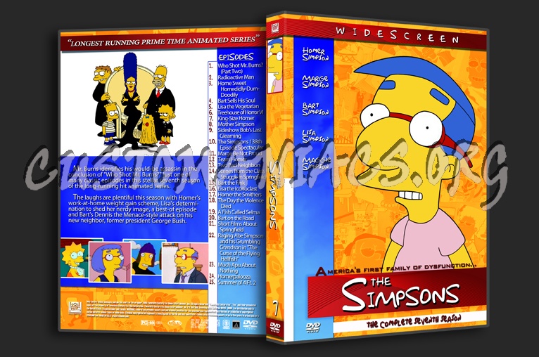 The Simpsons dvd cover