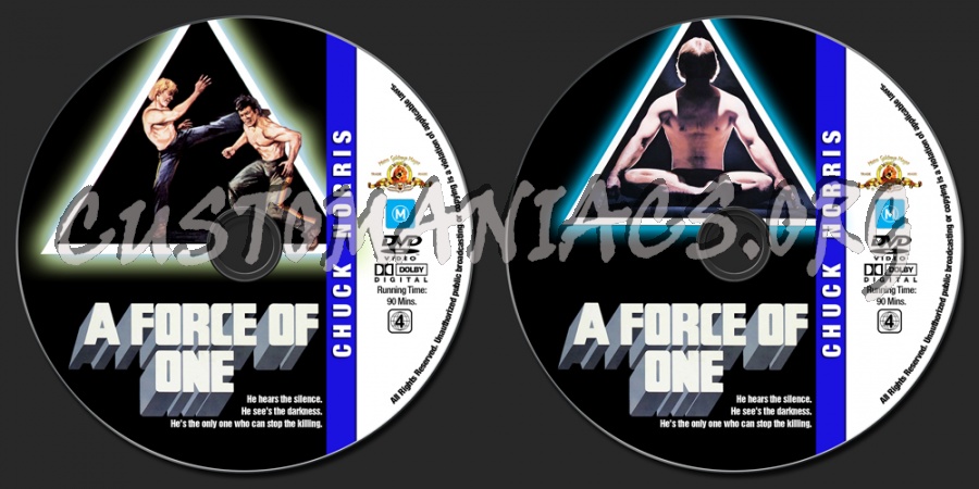 Chuck Norris Collection - A Force Of One dvd label