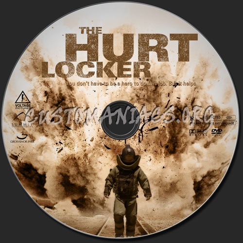 The Hurt Locker dvd label