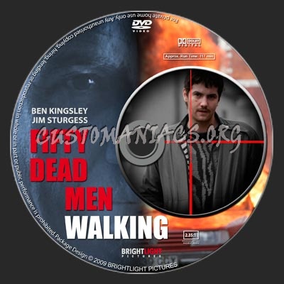 Fifty Dead Men Walking dvd label