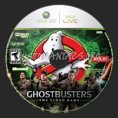 Ghostbusters: The Video Game dvd label