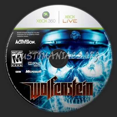 Wolfenstein dvd label