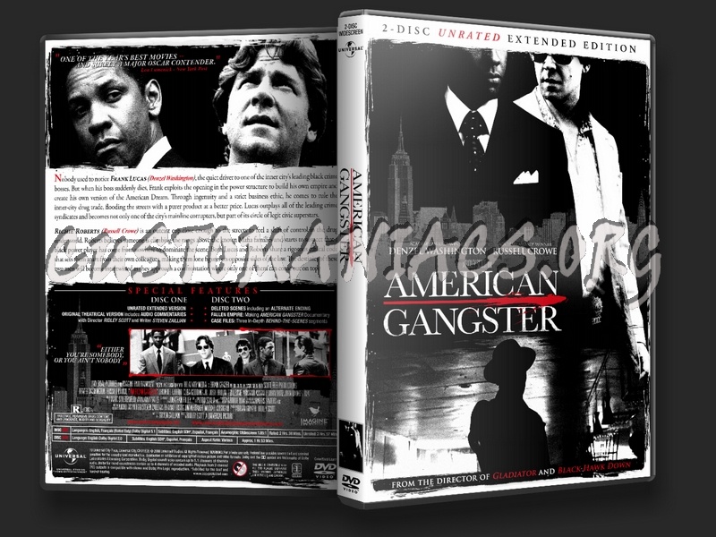 American Gangster Unrated dvd cover