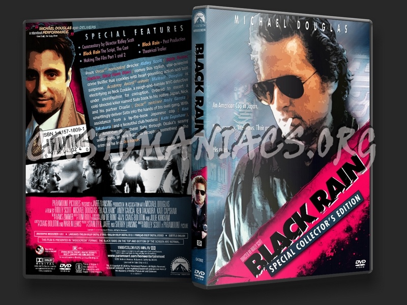 Black Rain: Special Collectors Edition dvd cover