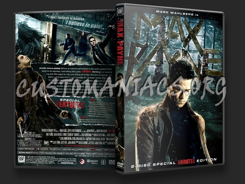 Max Payne: Special Unrated Edition dvd cover