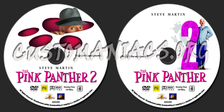 The Pink Panther 2 dvd label