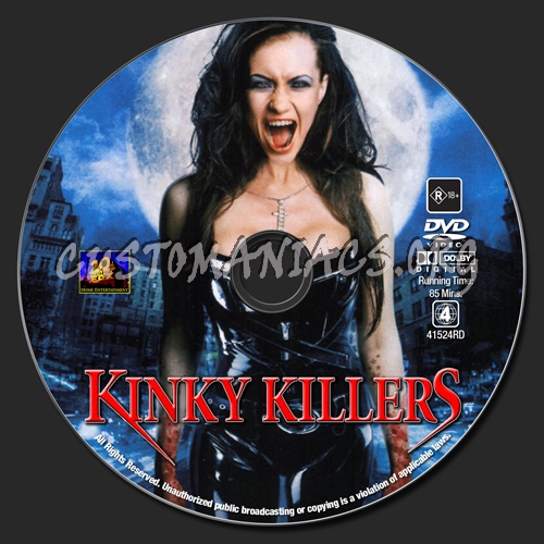 Kinky Killers dvd label