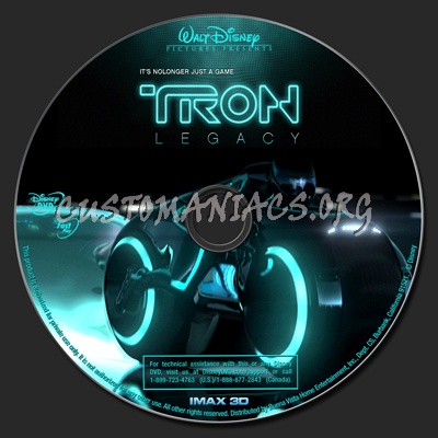 Tron Legacy dvd label