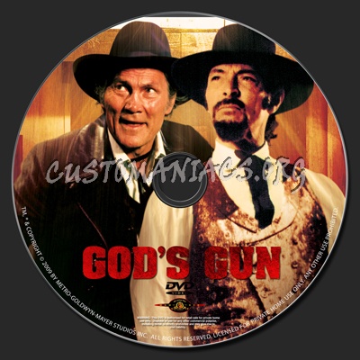 God's Gun dvd label