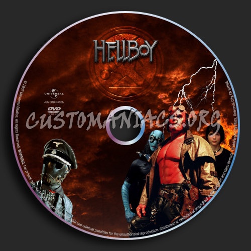 Hellboy : Hellboy & Golden Army Multi dvd label