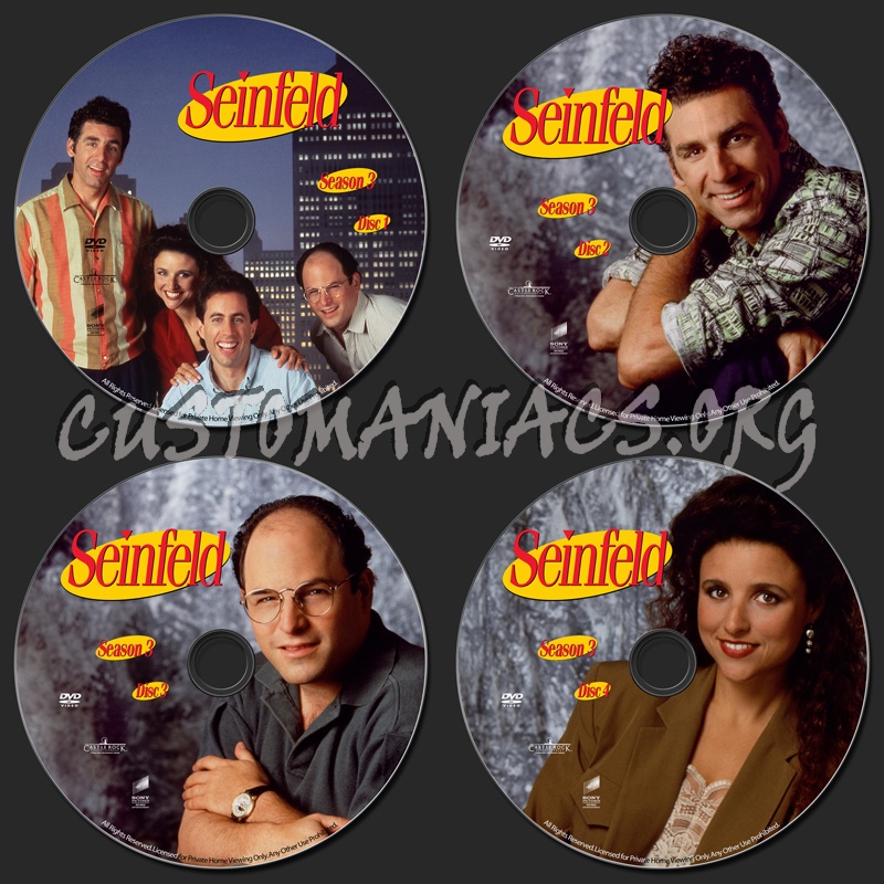 Seinfeld Season 3 dvd label