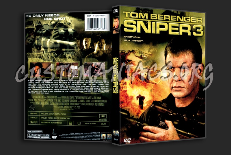 Sniper 3 dvd cover - DVD Covers & Labels by Customaniacs, id: 7798 free ...