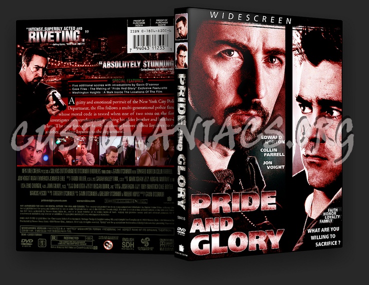 Pride And Glory dvd cover