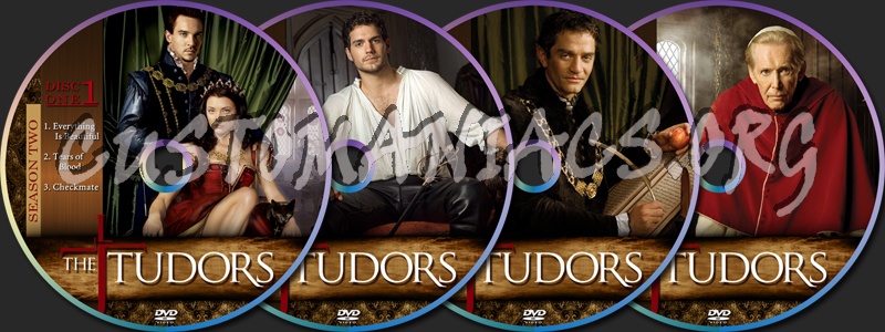 The Tudors Season Two dvd label