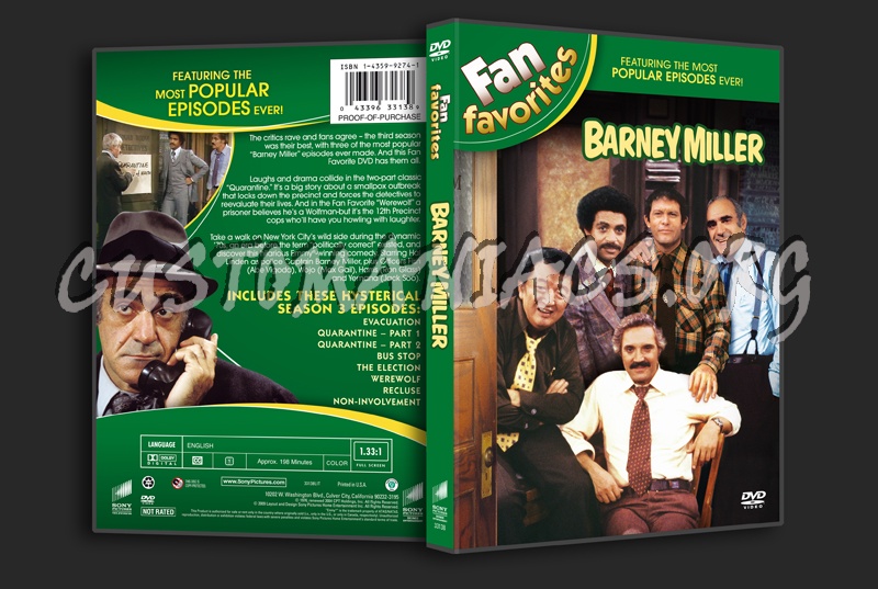 Fan Favorites: Barney Miller dvd cover