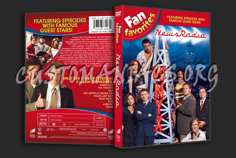 Fan Favorites: News Radio dvd cover