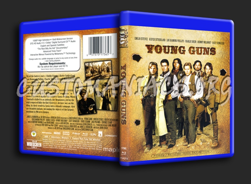 Young Guns blu-ray cover