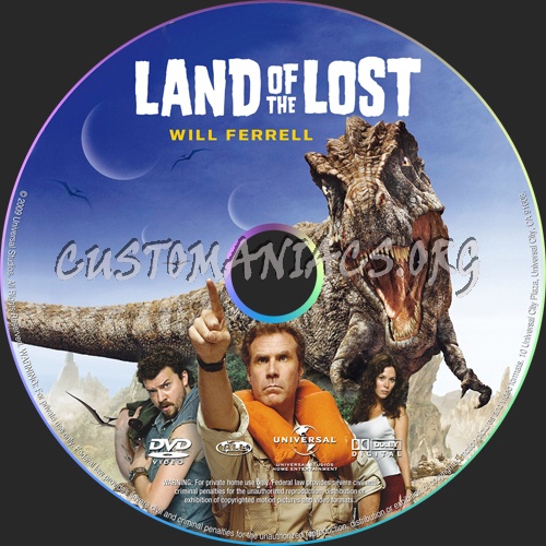 Land Of The Lost dvd label