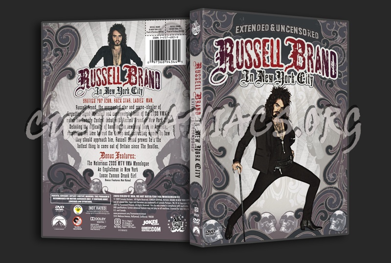 Russell Brand in New York City dvd cover