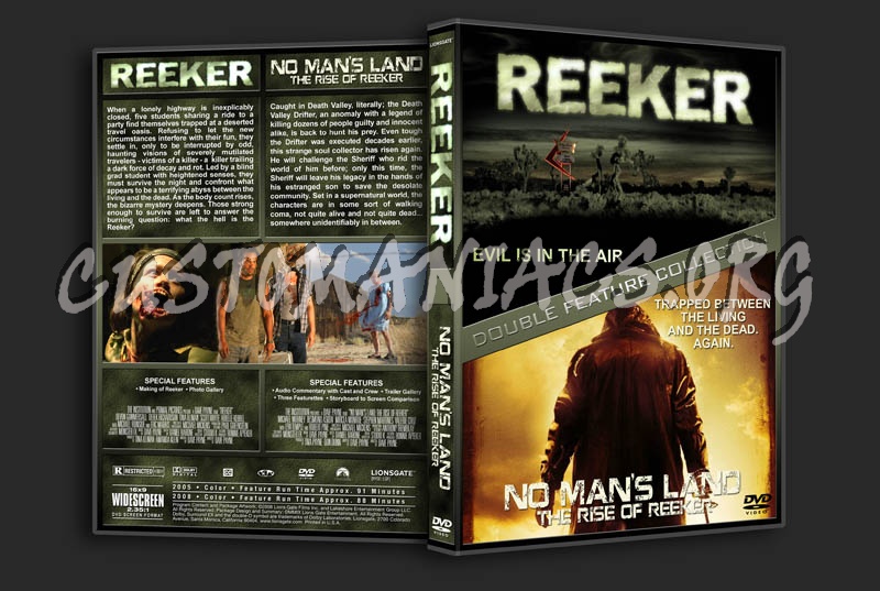 Reeker/No Man's Land: The Rise of Reeker Double Feature dvd cover