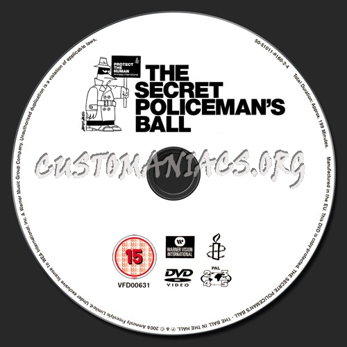 The Secret Policeman's Ball 2006 dvd label