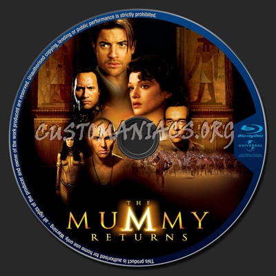 The Mummy Returns blu-ray label