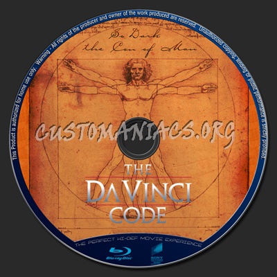 The Da Vinci Code blu-ray label