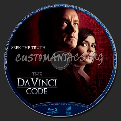 The Da Vinci Code blu-ray label