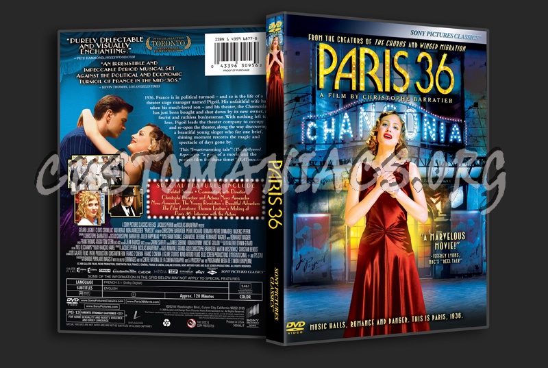 Paris 36 dvd cover