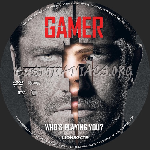 Gamer (2009) dvd label