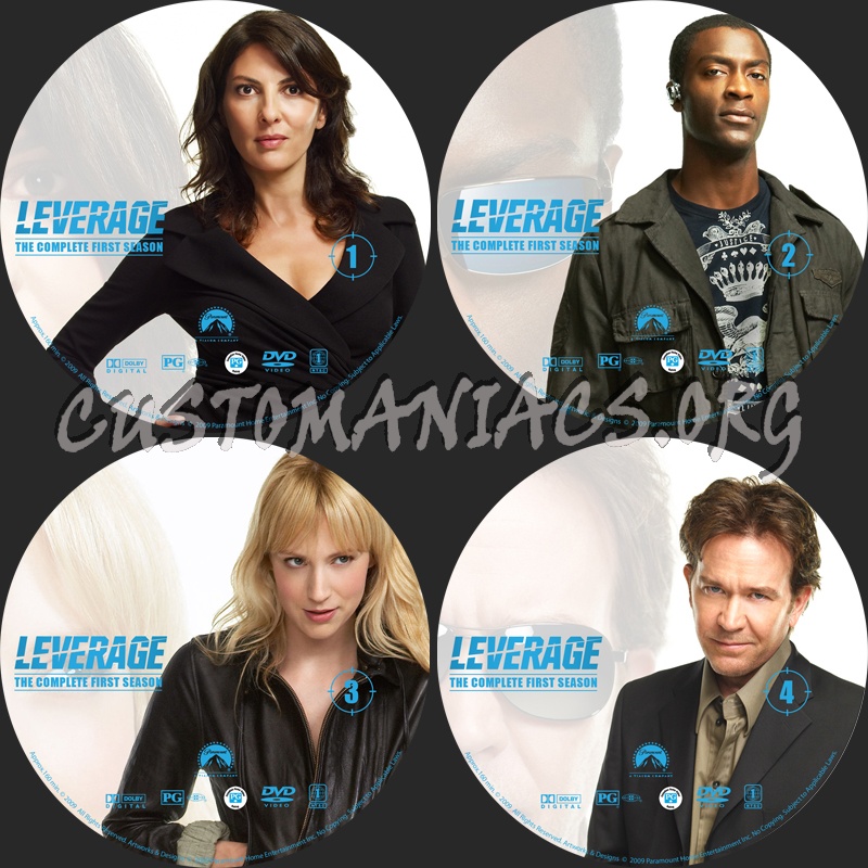 Leverage dvd label