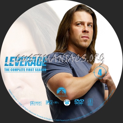 Leverage dvd label