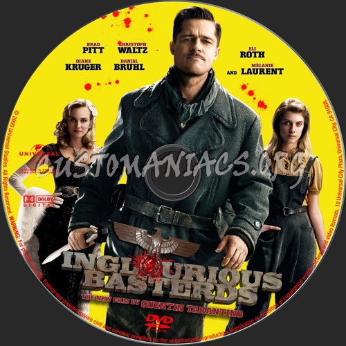 Inglourious Basterds dvd label