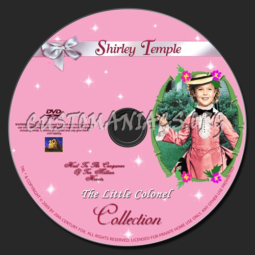 The Little Colonel 1935 dvd label