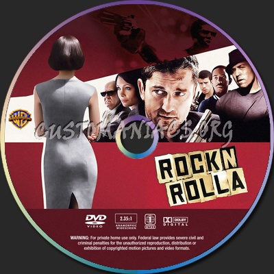 RocknRolla dvd label