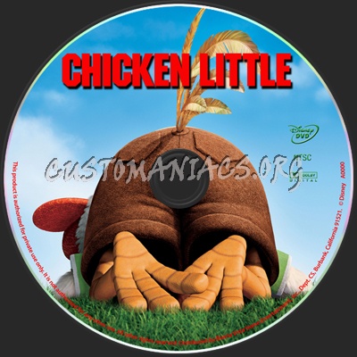 Chicken Little dvd label