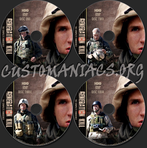 Generation Kill - TV Collection dvd label