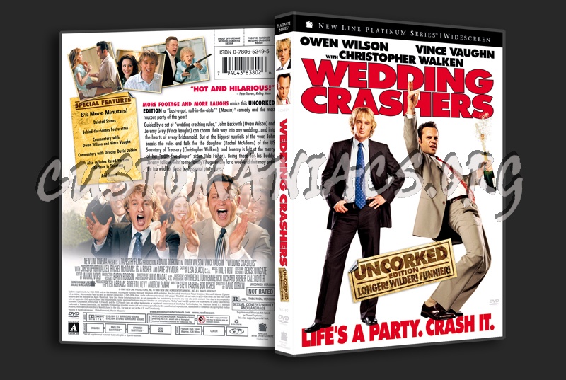 The Wedding Crashers dvd cover