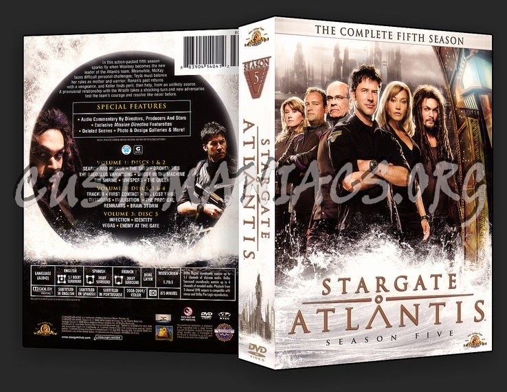 Stargate Atlantis Season 5 dvd cover