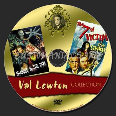 Val Lewton Collection : The 7th Victim / Shadows In The Dark dvd label