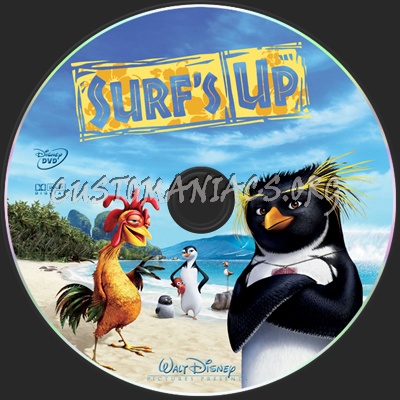 Surf's Up dvd label