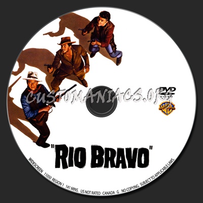 Rio Bravo dvd label